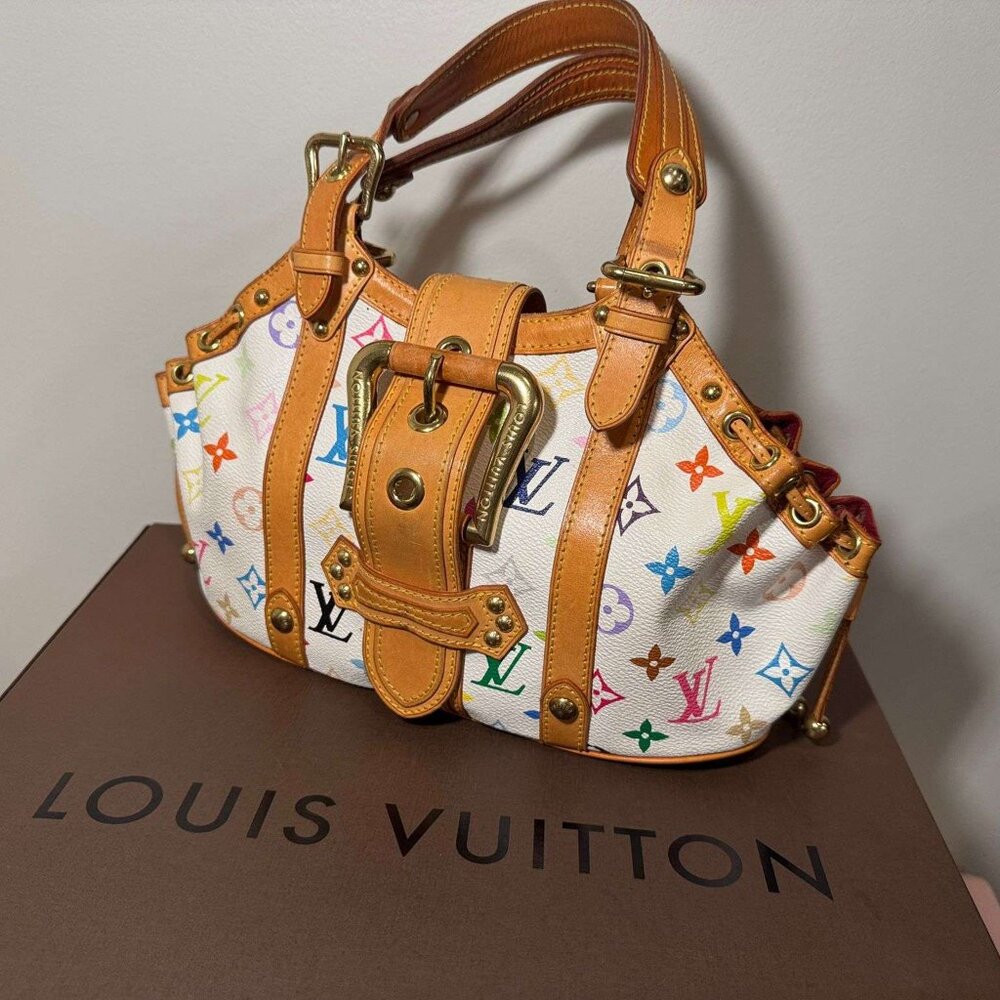 Louis Vuitton Monogram Multicolor Theda GM Bag (Like new!)